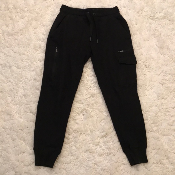 csg denim stripe jogger